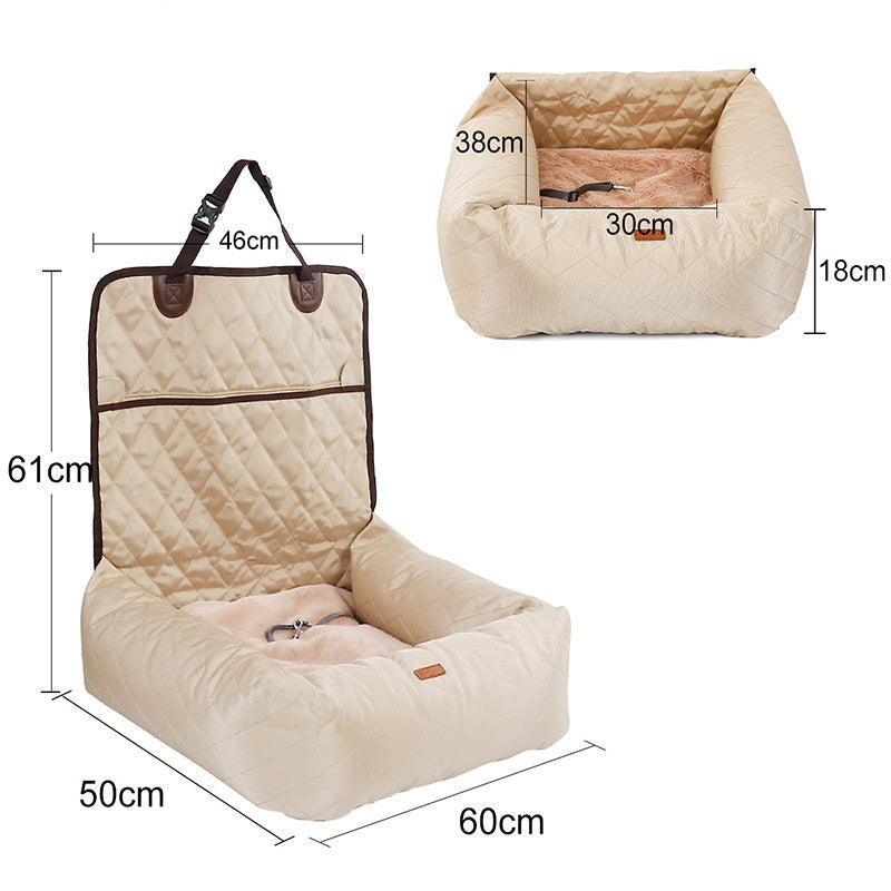 2-In-1 Pet Travel Bed: Portable And Versatile Dog Carrier And Car Seat - Trendy Dog Boutique