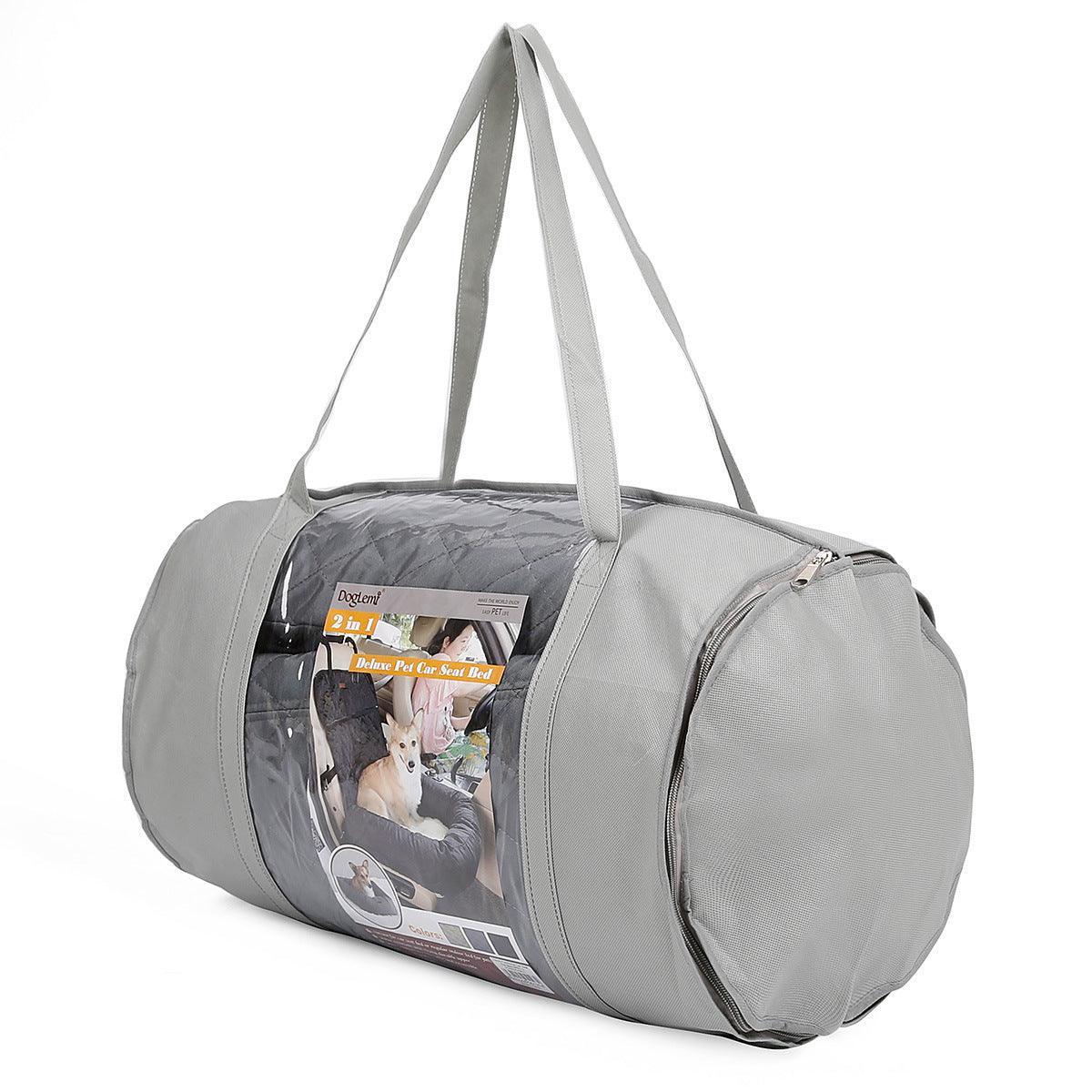 2-In-1 Pet Travel Bed: Portable And Versatile Dog Carrier And Car Seat - Trendy Dog Boutique