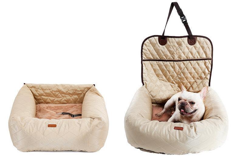 2-In-1 Pet Travel Bed: Portable And Versatile Dog Carrier And Car Seat - Trendy Dog Boutique