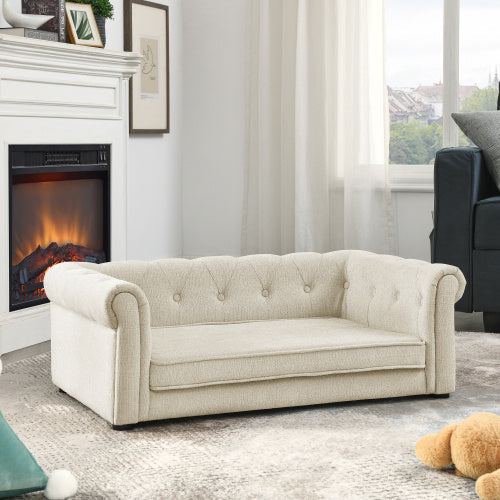 Elegant Rectangular Pet Bed For Medium And Large Dogs - Trendy Dog Boutique