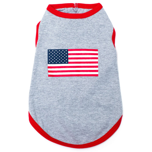American Flag Dog T-Shirt - Trendy Dog Boutique
