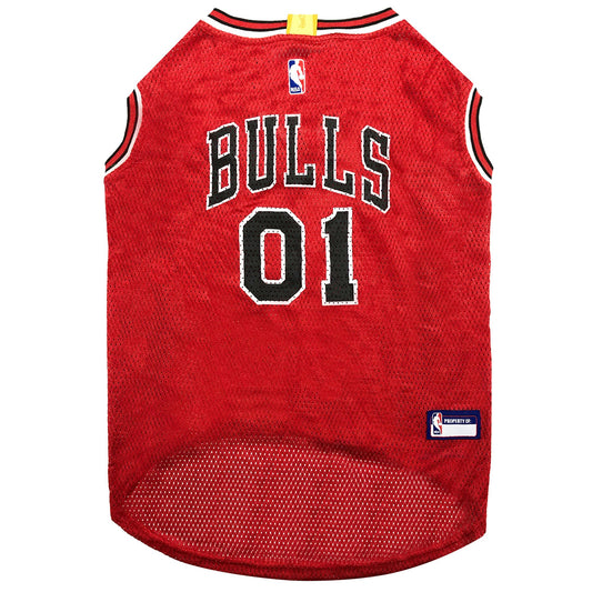 Chicago Bulls Mesh Jersey - Trendy Dog Boutique