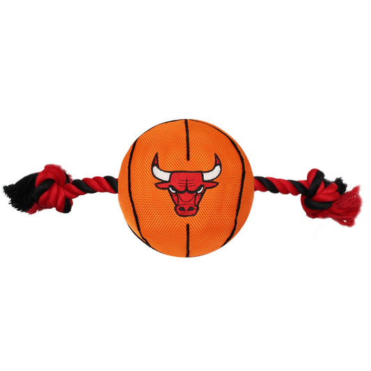 Chicago Bulls Basketball Rope Toy - Trendy Dog Boutique