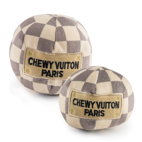 Chewy Vuiton Plush Ball Toy - Trendy Dog Boutique