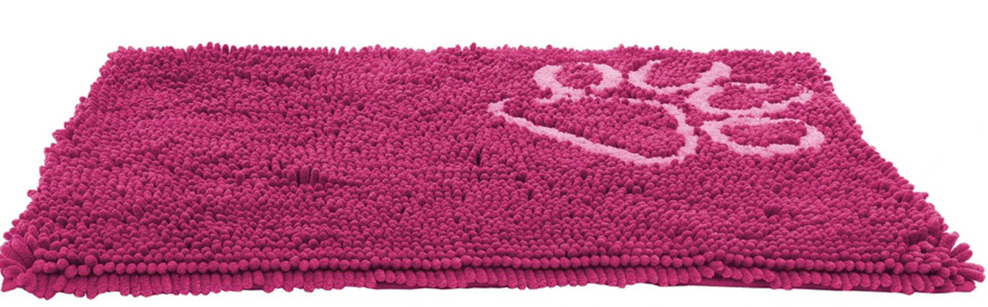 Quick-Drying Anti-Skid Dog Mat, Pink - Trendy Dog Boutique
