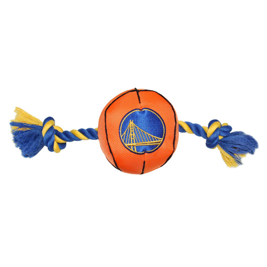 Golden State Basketball Rope Toy - Trendy Dog Boutique