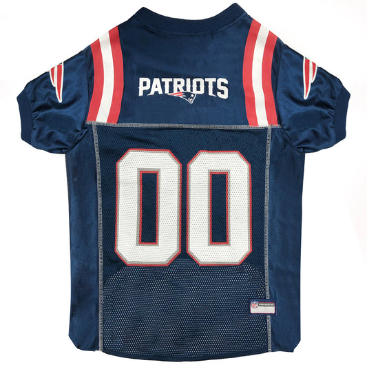 New England Patriots Mesh Jersey - Trendy Dog Boutique