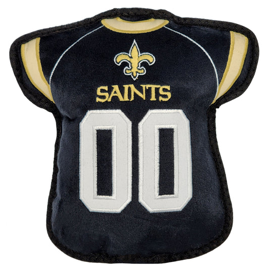 New Orleans Saints Jersey Tough Toy - Trendy Dog Boutique