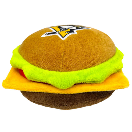 Pittsburgh Penguins Game Day Burger Plush Toy - Trendy Dog Boutique