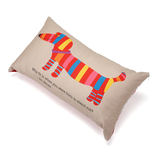 Why Fit in When You Were Born to Stand Out? Accent Pillow - Trendy Dog Boutique