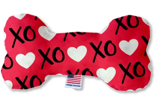 XOXO Valentine Bone Toy - Trendy Dog Boutique