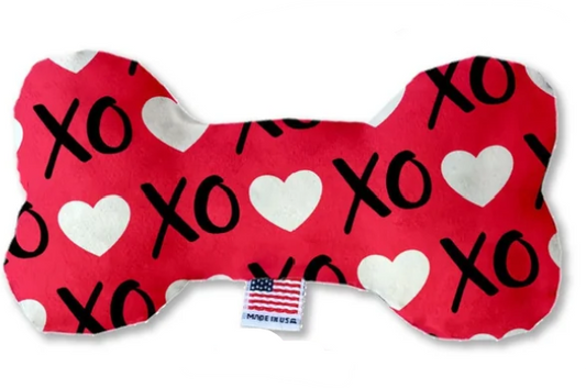 XOXO Valentine Bone Toy - Trendy Dog Boutique