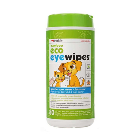 Bamboo Eco Eyewipes 80 count - Trendy Dog Boutique