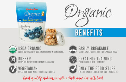 Organic Blueberry Dog Treats - Trendy Dog Boutique