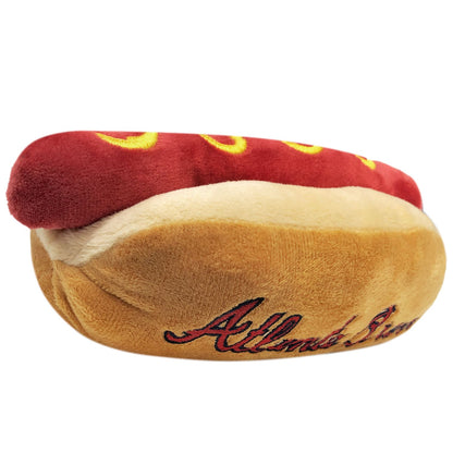 Atlanta Braves Stadium Snax Plush Hotdog Toy - Trendy Dog Boutique