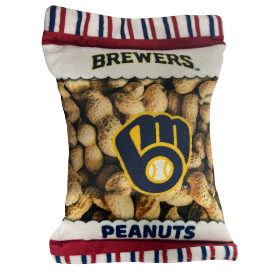 Brewers Peanut Bag Toy - Trendy Dog Boutique