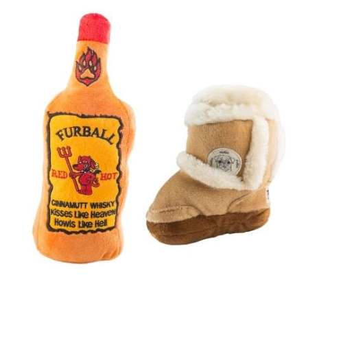 Pugg Boot and Furball Plush Toy Set - Trendy Dog Boutique
