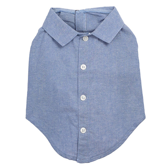 Chambray Doggie Shirt - Trendy Dog Boutique