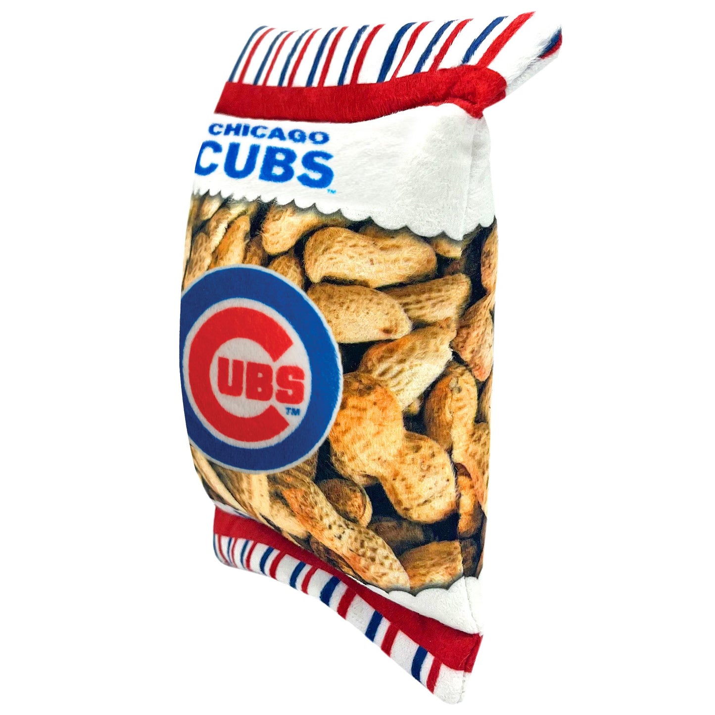 Chicago Cubs Peanut Bag Toy - Trendy Dog Boutique