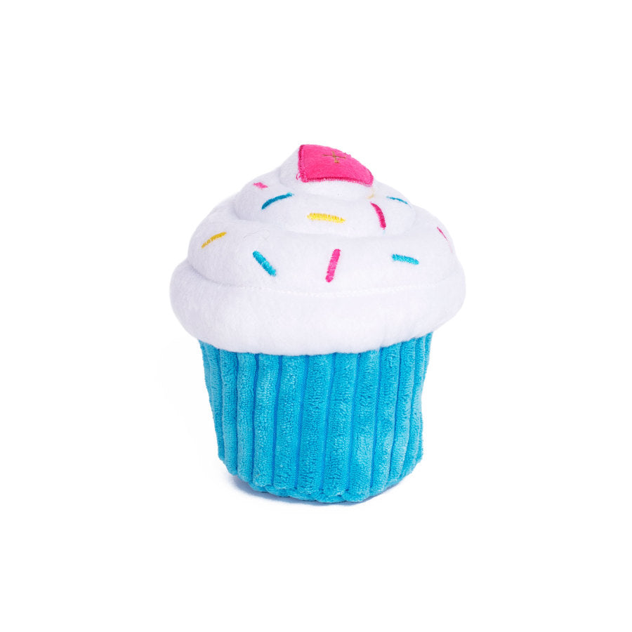 Party Pupcake Plush Dog Toy, Front View - Trendy Dog Boutique