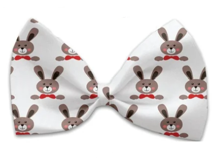 Dapper Bunny Easter Bow Tie - Trendy Dog Boutique