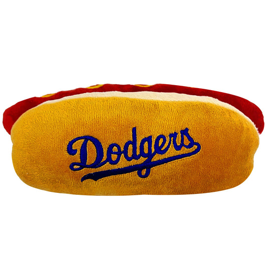 Los Angeles Dodgers Stadium Snax Plush Hotdog Toy - Trendy Dog Boutique