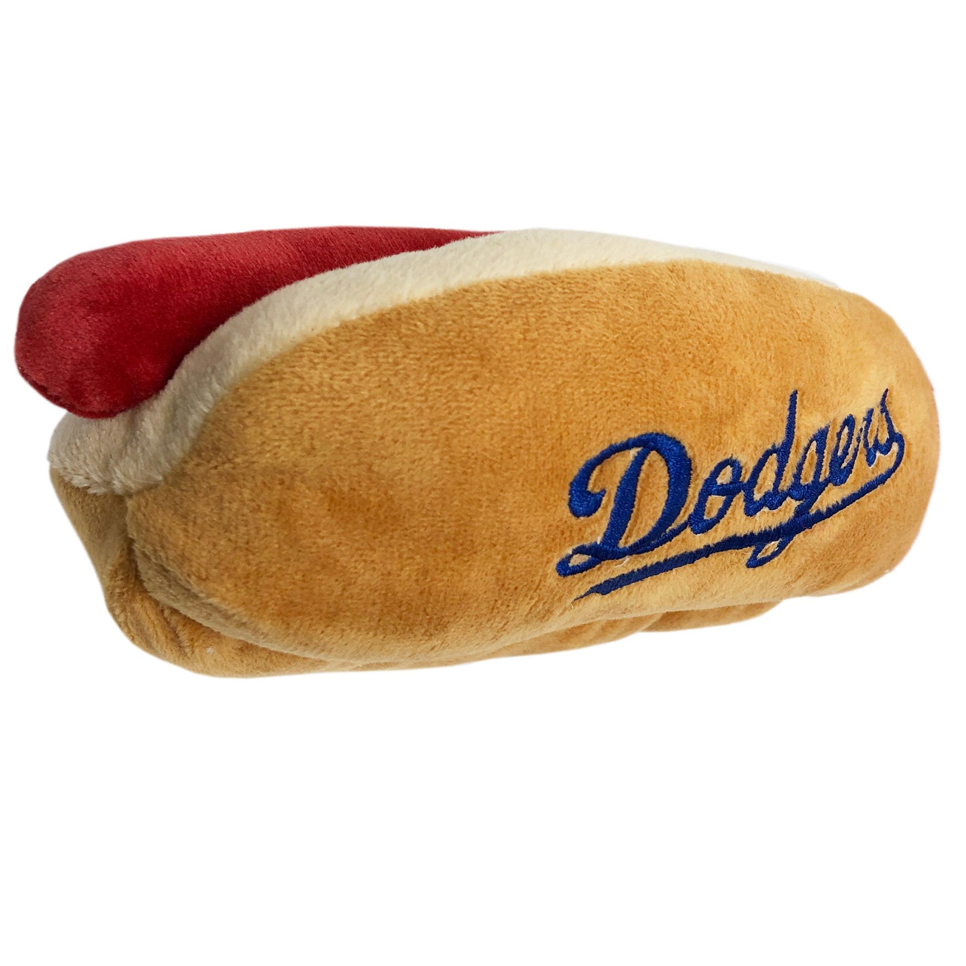 Los Angeles Dodgers Stadium Snax Plush Hotdog Toy - Trendy Dog Boutique