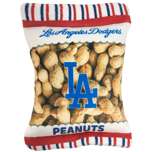 Los Angeles Dodgers Peanut Bag Toy - Trendy Dog Boutique