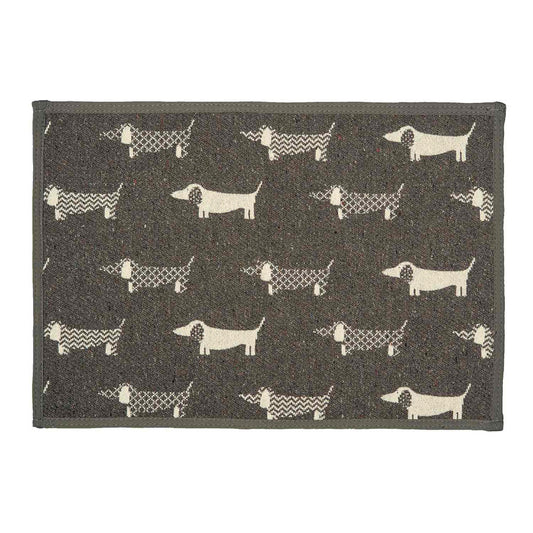 Dog Print Fashion Mat for Dog Bowls - Trendy Dog Boutique