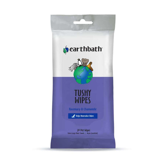 Earthbath Rosemary Chamomile Tushy Wipes - 30 Count - Trendy Dog Boutique