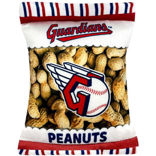 Cleveland Guardians Peanut Bag Toy - Trendy Dog Boutique