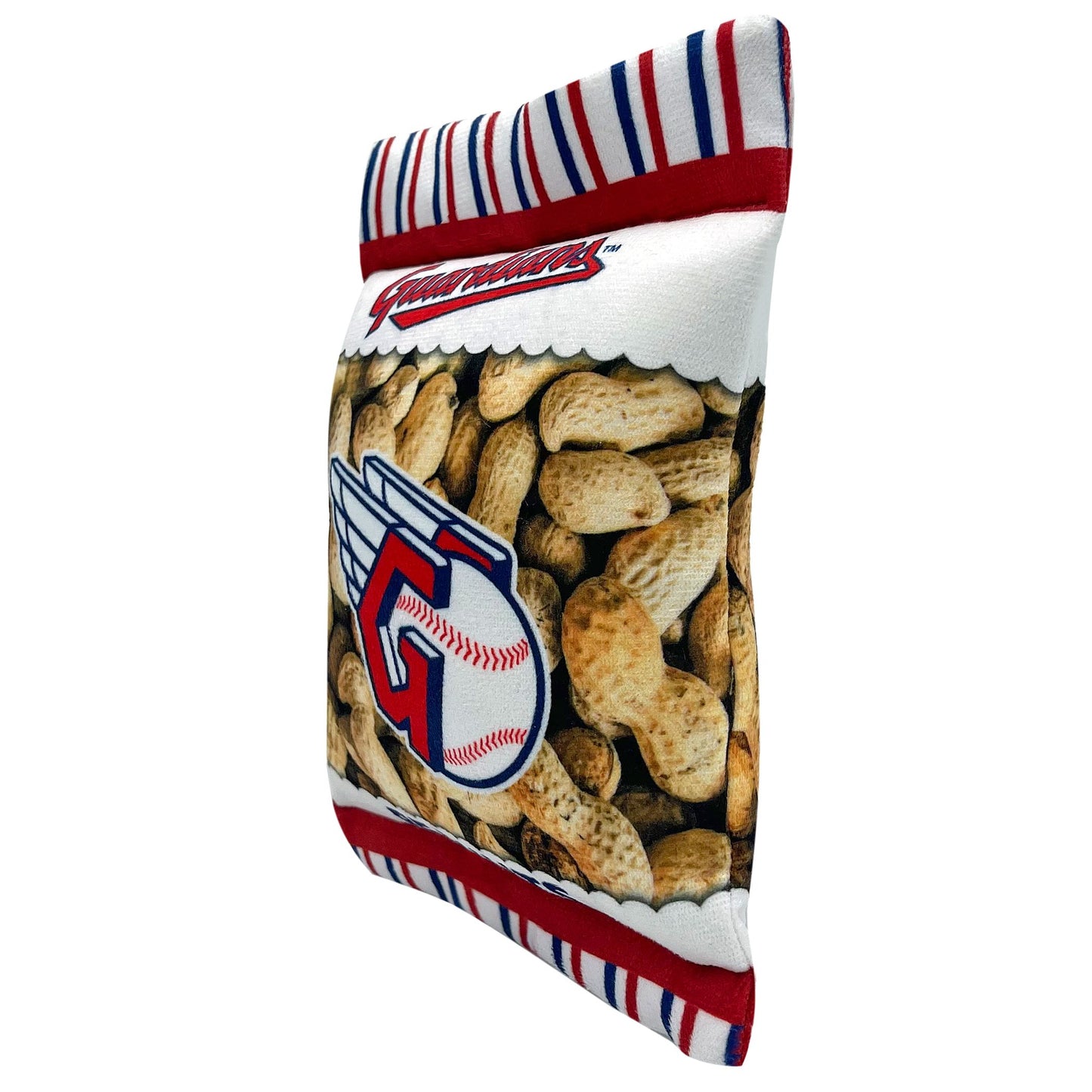 Cleveland Guardians Peanut Bag Toy - Trendy Dog Boutique