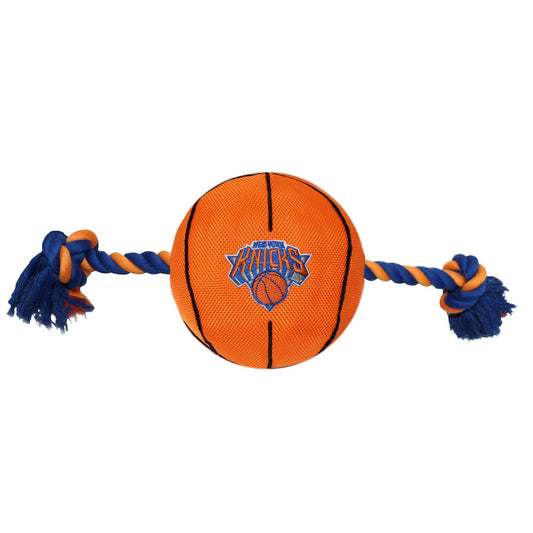 New York Knicks Basketball Rope Toy - Trendy Dog Boutique