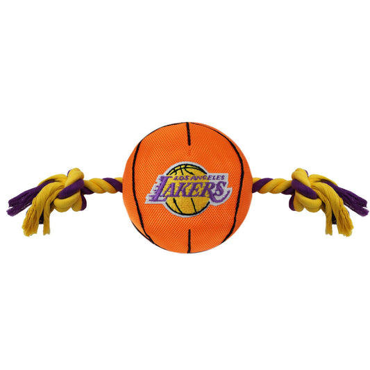 LA Lakers Basketball Rope Toy - Trendy Dog Boutique