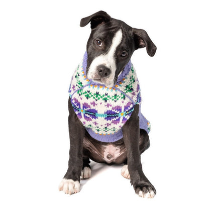 Lavender Flowers Dog Sweater - Trendy Dog Boutique