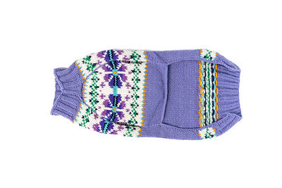 Lavender Flowers Dog Sweater - Trendy Dog Boutique