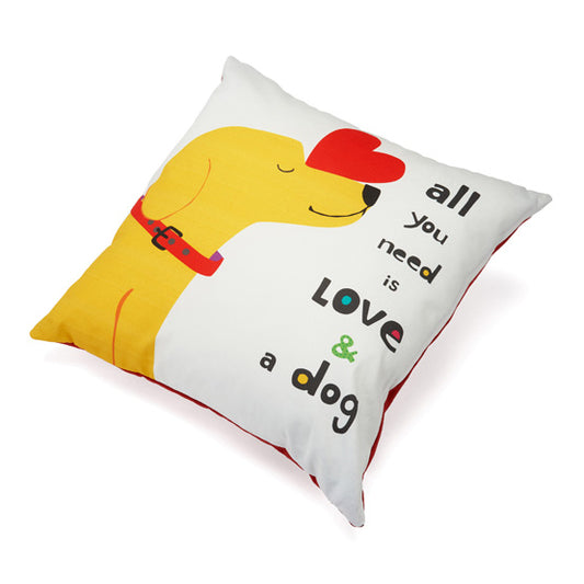 All You Need is Love and a Dog Accent Pillow - Trendy Dog Boutique