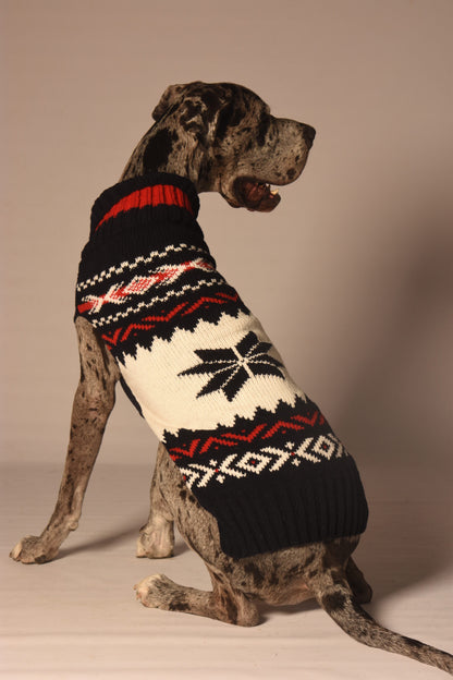 Navy Vail Dog Sweater - Trendy Dog Boutique