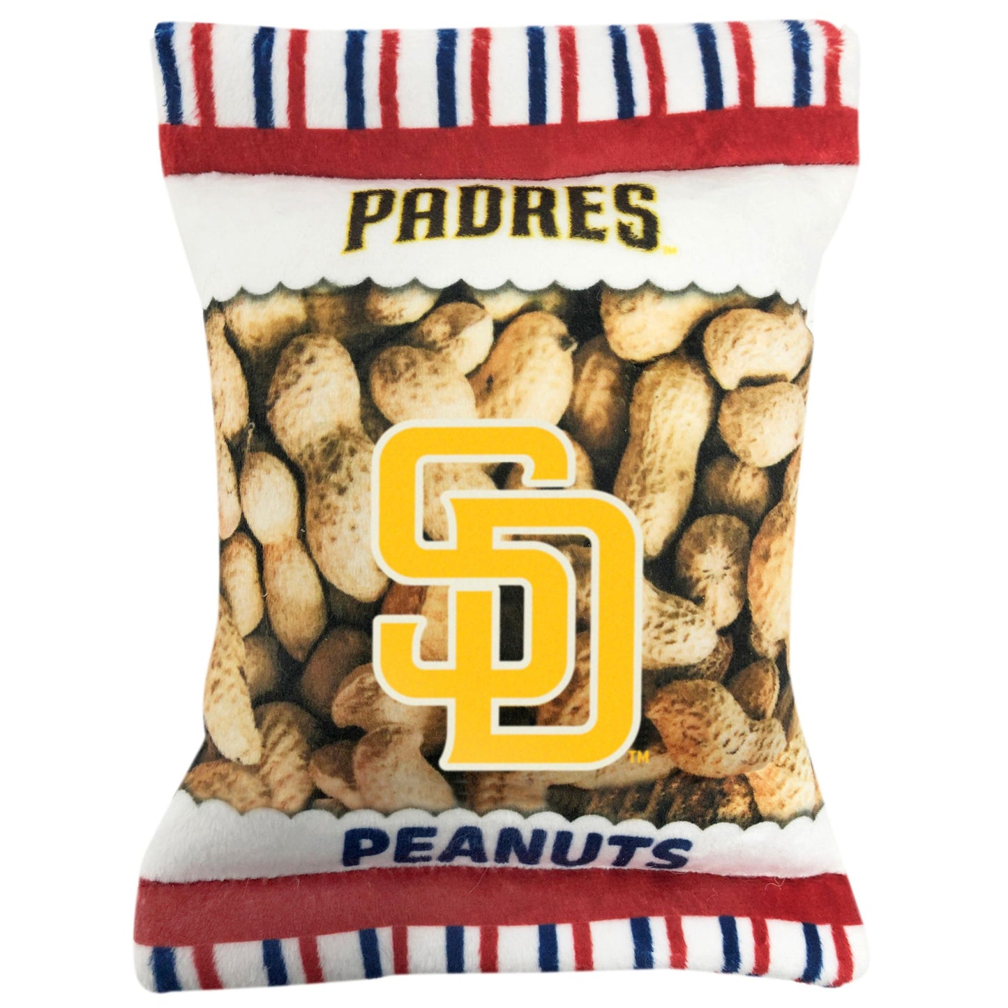 San Diego Padres Peanut Bag Toy - Trendy Dog Boutique