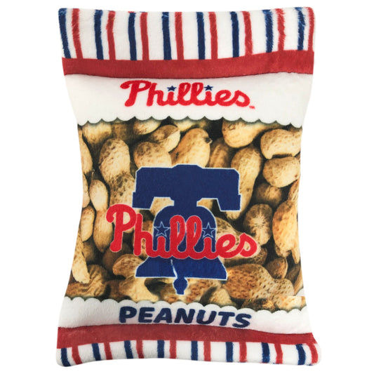 Philadelphia Phillies Peanut Bag Toy - Trendy Dog Boutique