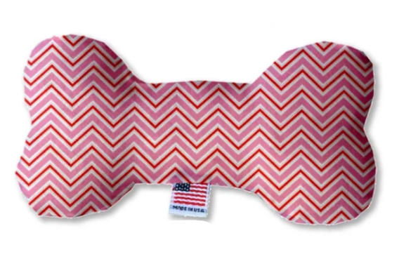 Pink Chevron Valentine Bone - Trendy Dog Boutique