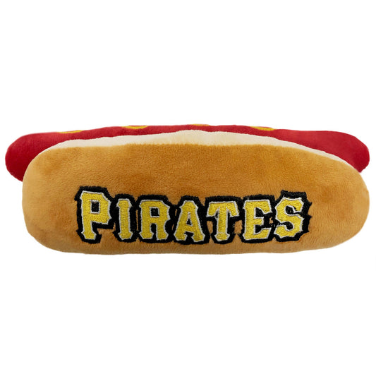 Pittsburgh Pirates Stadium Snax Plush Hotdog Toy - Trendy Dog Boutique