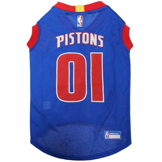 Detriot Pistons Mesh Jersey - Trendy Dog Boutique
