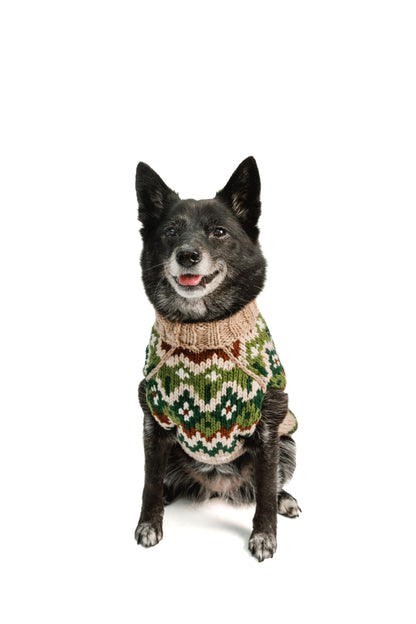Ragg Wool Fairisle Dog Sweater - Trendy Dog Boutique