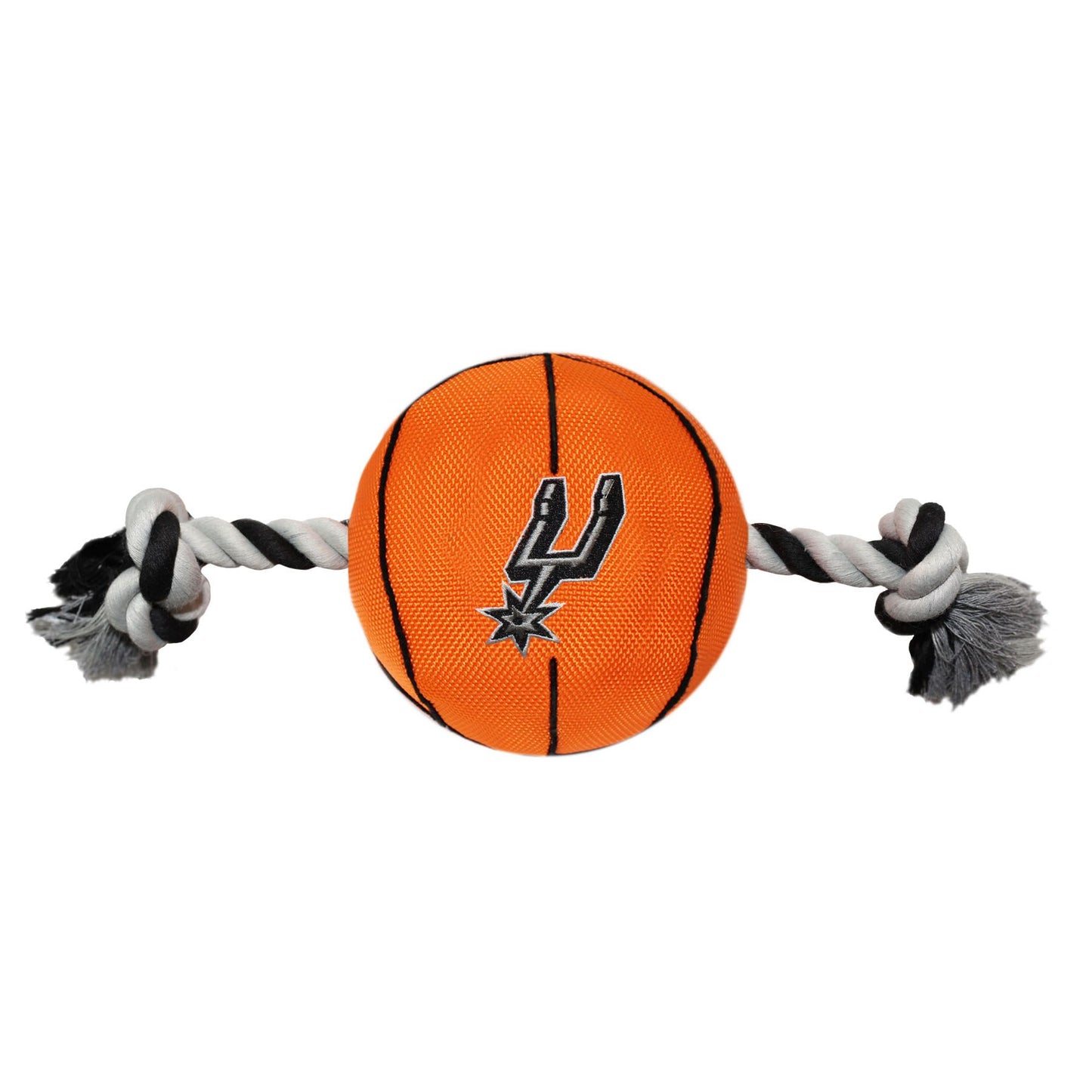 San Antonio Spurs Basketball Rope Dog Toy - Trendy Dog Boutique