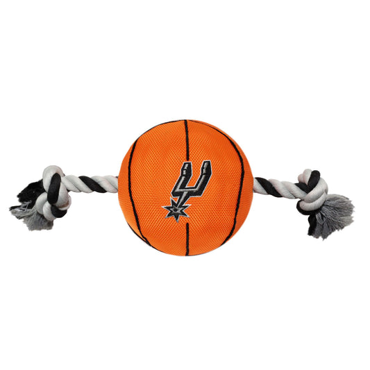San Antonio Spurs Basketball Rope Toy - Trendy Dog Boutique