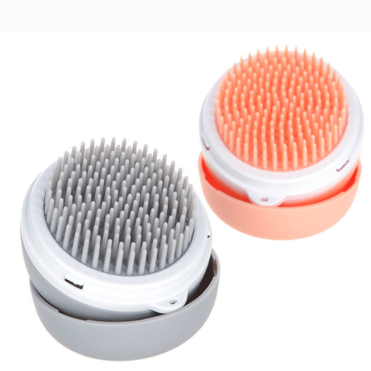 'Bravel' 3-in-1 Travel Pocketed Dual Grooming Brush and Pet Comb - Trendy Dog Boutique