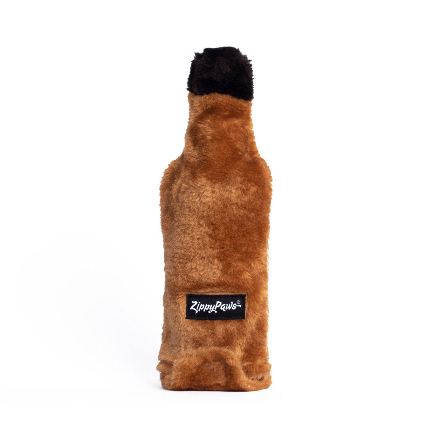 Happy Hour Crusherz Whiskey Dog Toy, Back View - Trendy Dog Boutique