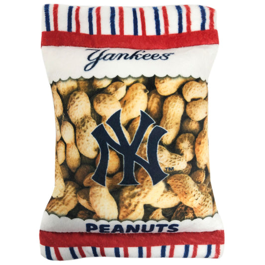 New York Yankees Peanut Bag Toy - Trendy Dog Boutique
