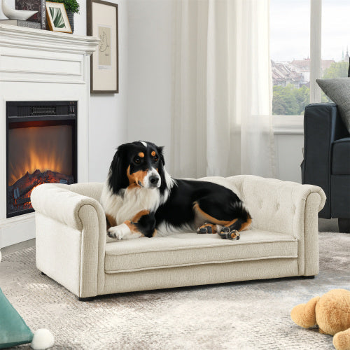 Elegant Rectangular Pet Bed For Medium And Large Dogs - Trendy Dog Boutique